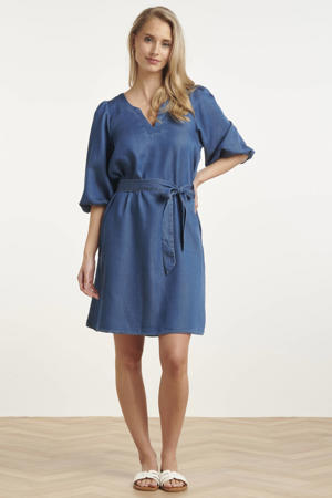 korte jurk blauw