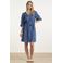 Smashed Lemon korte jurk blauw
