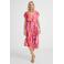 Smashed Lemon zomerjurk met all over print roze
