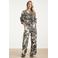 Smashed Lemon high waist casual broek zwart