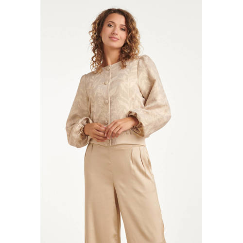 Smashed Lemon jack met lurex beige afbeelding