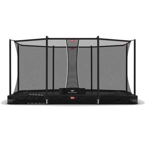 BERG BERG Ultim Favorit InGround 410 Black + Safety Net Comfort cm afbeelding