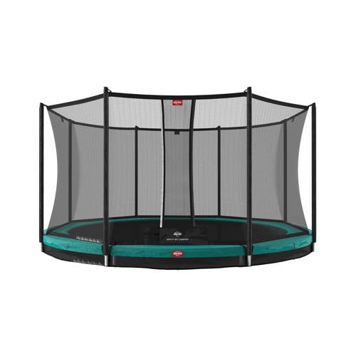 BERG BERG Favorit InGround 430 Green + Safety Net Comfort cm afbeelding