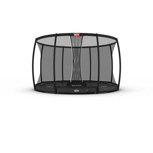 BERG BERG Champion InGround 430 Grey + Safety Net DLX XL cm afbeelding