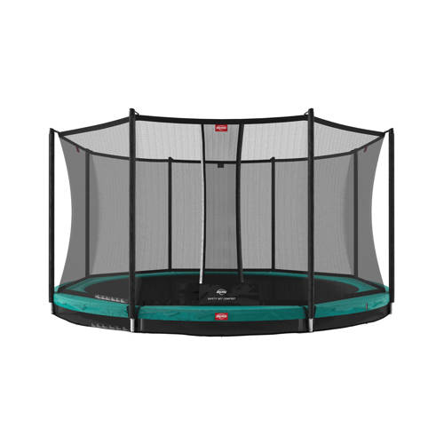 BERG BERG Favorit InGround 380 Green + Safety Net Comfort cm afbeelding