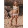 Salted Stories crop bikini met ruches ecru