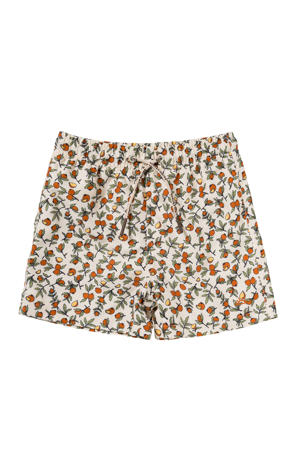 zwemshort offwhite/oranje
