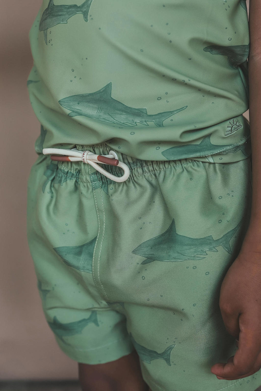 Salted Stories zwemshort groen