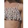 Salted Stories crop bikini met ruches wit