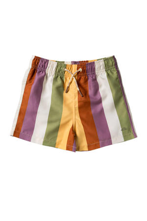 zwemshort groen/geel/paars