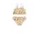 Salted Stories crop bikini met ruches ecru