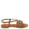 Lazamani Tova leren sandalen cognac
