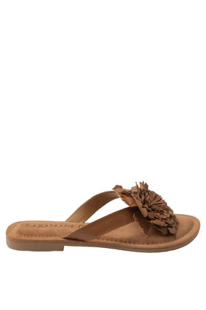 Kira suède slippers cognac