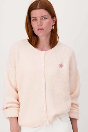 gebreid vest lichtroze