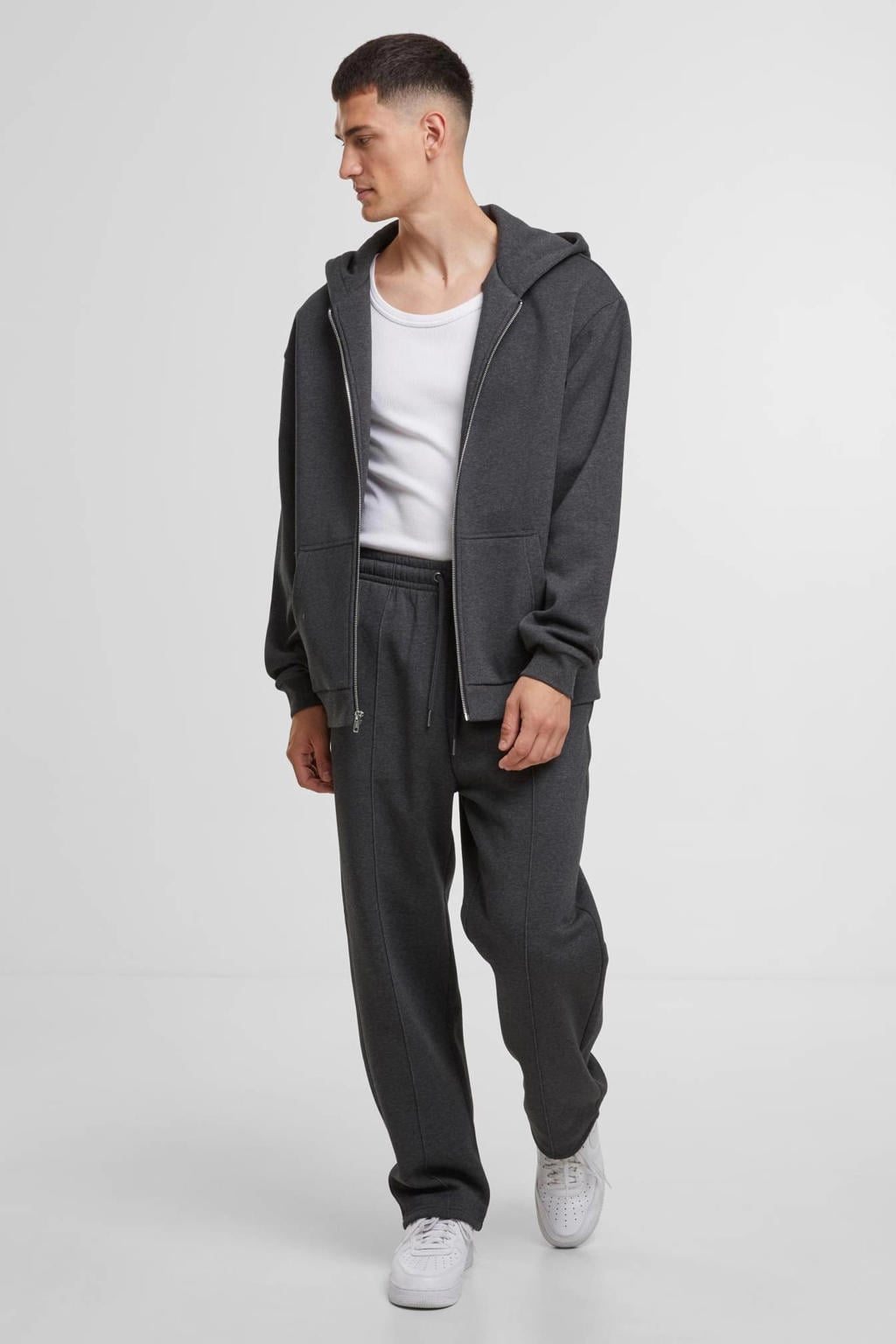 Urban Classics relaxed fit joggingbroek - antraciet