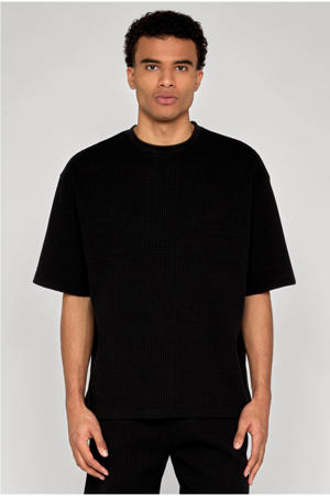 relaxed T-shirt zwart