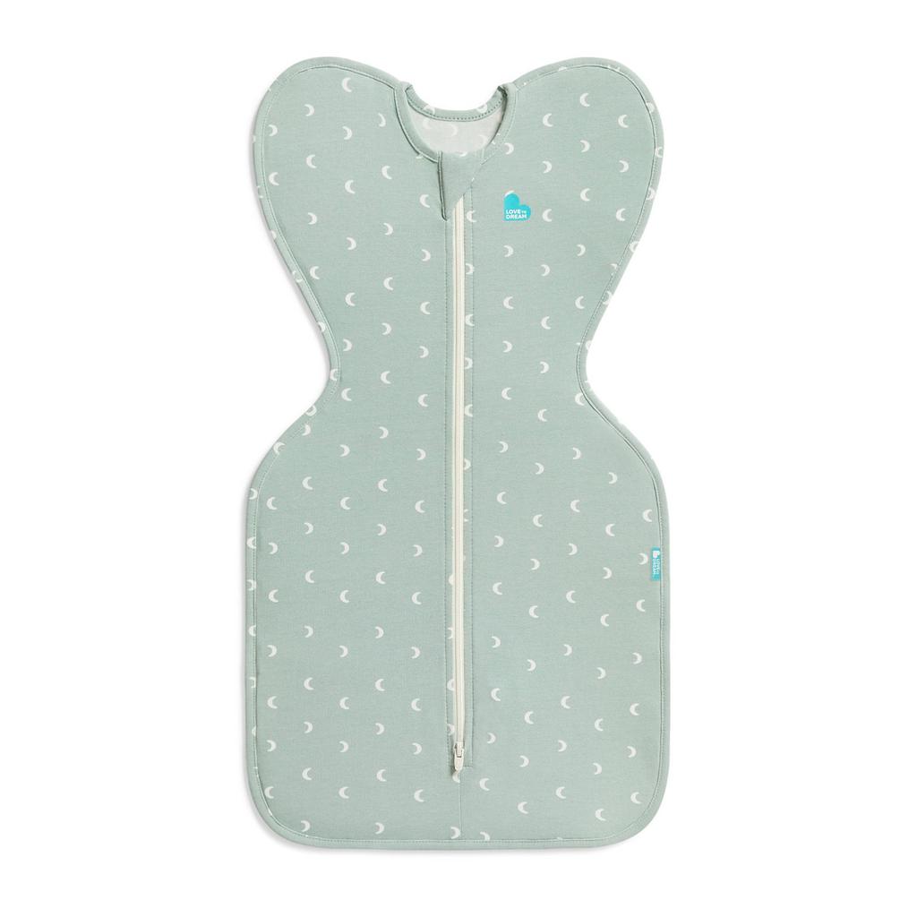 Love to Dream inbakerslaapzak Fase 1 Swaddle UP 1.0 Olive Moon