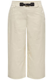 thumbnail: ONLY CARMAKOMA straight high waist casual broek ecru