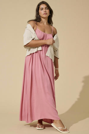 maxi zomerjurk Plus Size - roze