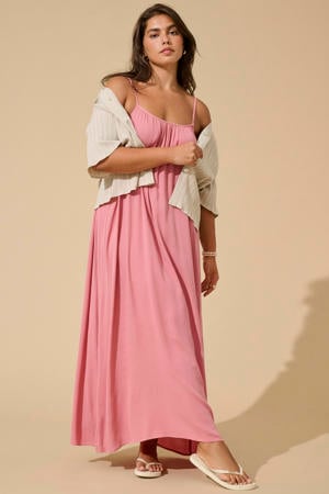maxi zomerjurk Plus Size - roze