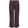 ONLY CARMAKOMA regular high waist gestreepte casual broek donkerbruin
