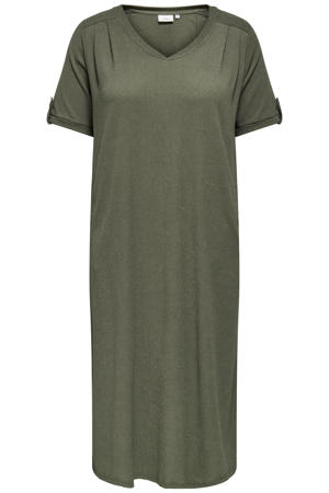 T-shirtjurk zomerjurk donkergroen