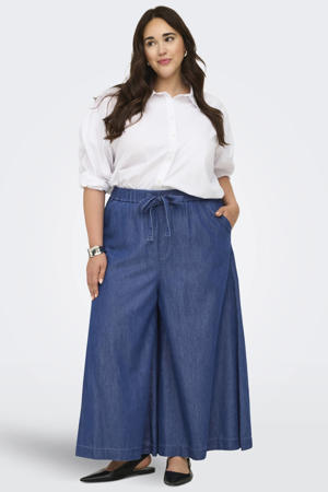 Carbea Palazzo Ex Wide Pant Gua jeans - blauw