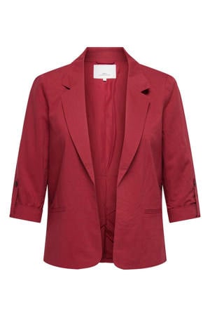 Plus Size blazer - rood