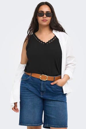 top Plus Size - zwart