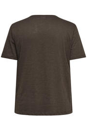 thumbnail: ONLY CARMAKOMA T-shirt donkerbruin