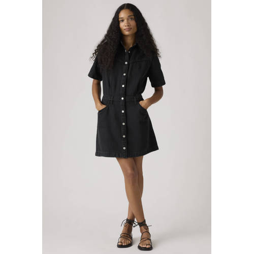 Levi's spijkerjurk black denim afbeelding