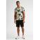 Petrol Industries regular gebloemde T-shirt beige