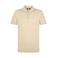 Petrol Industries regular polo fijn gebreid beige