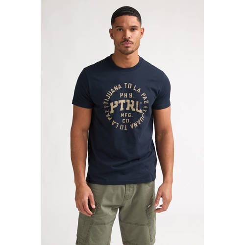 Petrol Industries regular T-shirt donkerblauw afbeelding