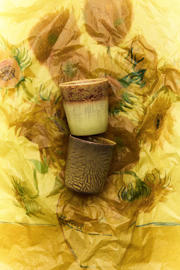 thumbnail: HKLIVING Van Gogh koffiekopje 70s (Ø7,5 cm) (180 ml) (set van 2)