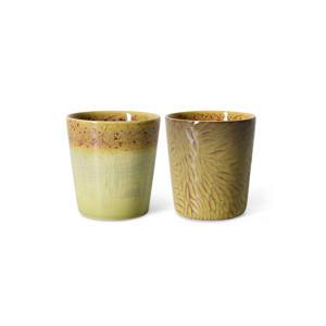 Van Gogh koffiekopje 70s (Ø7,5 cm) (180 ml) (set van 2)