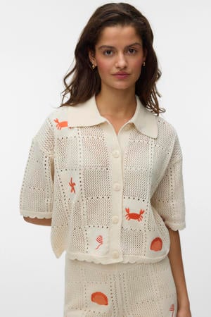 top gebreid beige