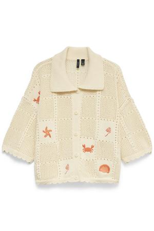 top gebreid beige