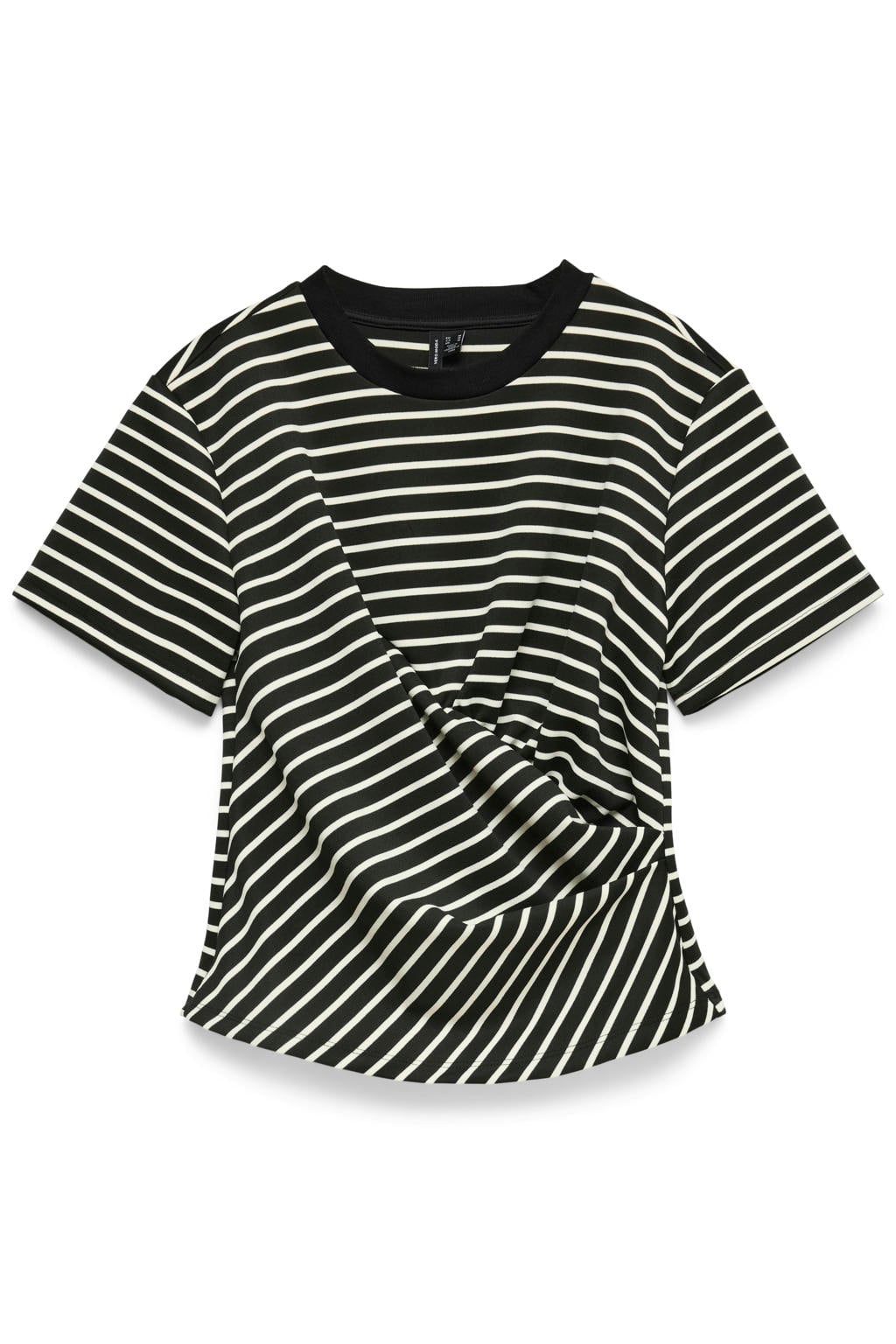 VERO MODA gestreepte top zwart