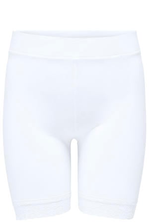 cycling short met kant CARTIME wit