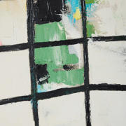 thumbnail: HKLIVING schilderij zwart (131x5x163 cm)