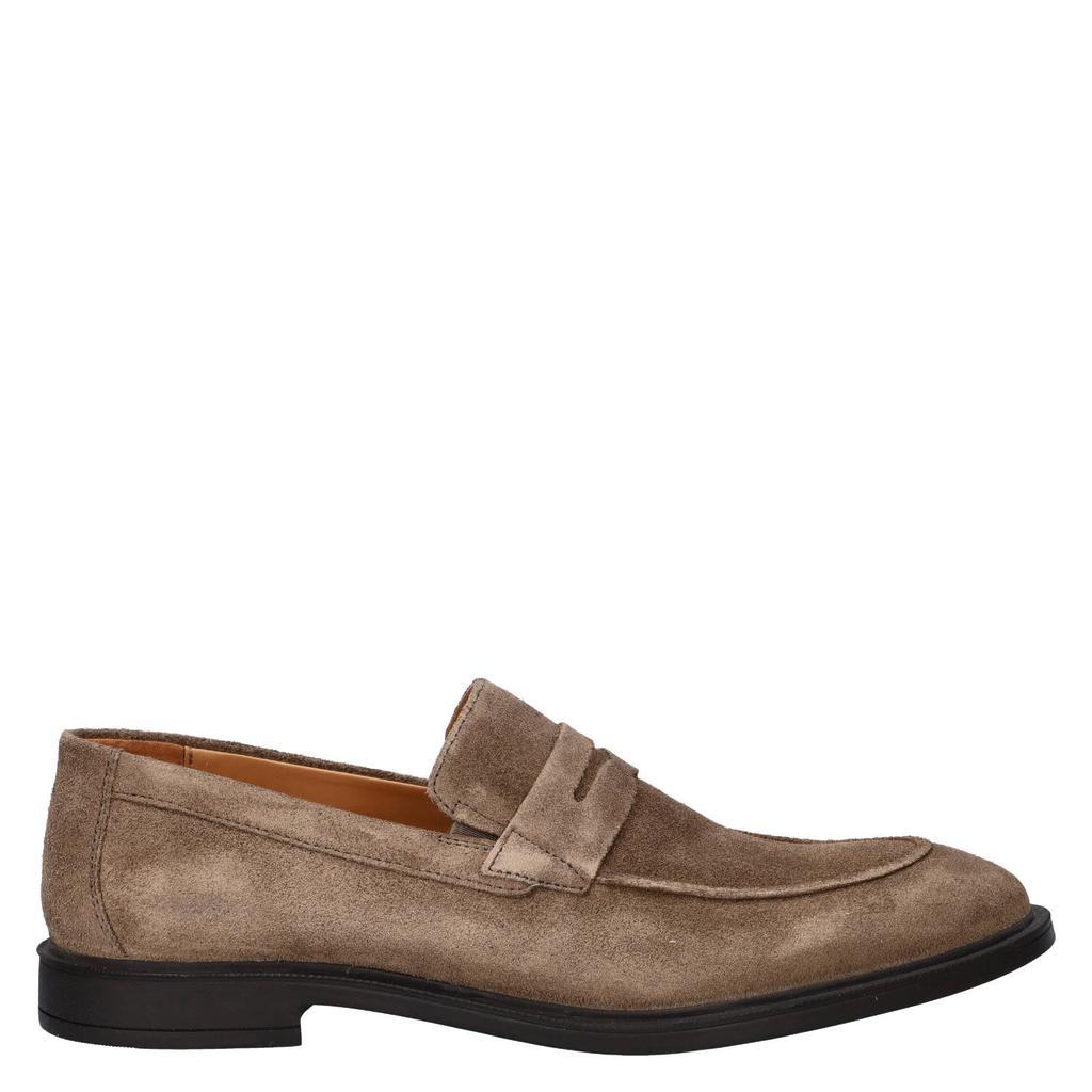 Taupe heren Nelson suède loafers