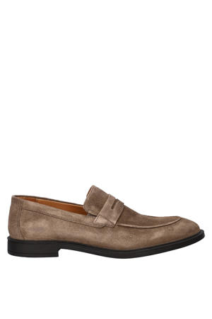 suède loafers taupe