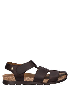 Stanley leren sandalen bruin