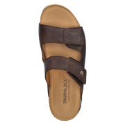 thumbnail: Panama Jack Saulo leren slippers donkerbruin