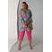 Colletta slim regular waist bermuda short roze