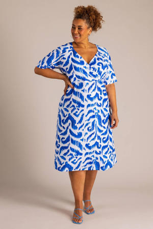 maxi jurk blauw