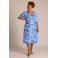 Colletta maxi jurk blauw