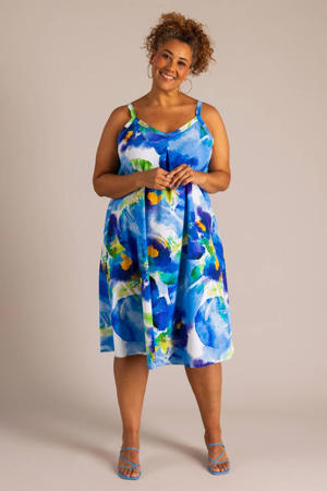 zomerjurk blauw