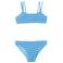 Mango Kids crop bikini gestreept blauw